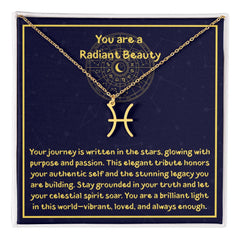 Radiant Beauty - Zodiac Calendar - Necklace - The Best Shop 4U
