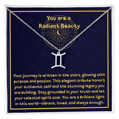 Radiant Beauty - Zodiac Calendar - Necklace - The Best Shop 4U