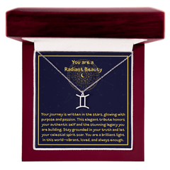 Radiant Beauty - Zodiac Calendar - Necklace - The Best Shop 4U