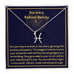 Radiant Beauty - Zodiac Calendar - Necklace - The Best Shop 4U