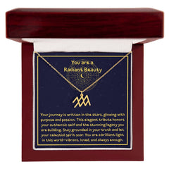 Radiant Beauty - Zodiac Calendar - Necklace - The Best Shop 4U