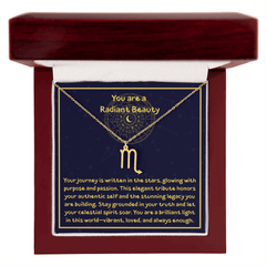 Radiant Beauty - Zodiac Calendar - Necklace - The Best Shop 4U