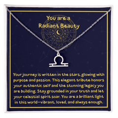 Radiant Beauty - Zodiac Calendar - Necklace - The Best Shop 4U