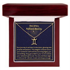 Radiant Beauty - Zodiac Calendar - Necklace - The Best Shop 4U