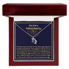 Radiant Beauty - Zodiac Calendar - Necklace - The Best Shop 4U