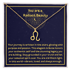 Radiant Beauty - Zodiac Calendar - Necklace - The Best Shop 4U