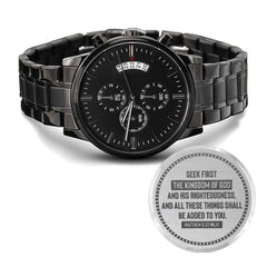 Seek First the Kingdom of God (Matthew 6:33) – Men's Watch - The Best Shop 4U