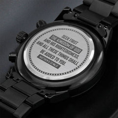 Seek First the Kingdom of God (Matthew 6:33) – Men's Watch - The Best Shop 4U