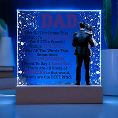 Thank You Dad - Acrylic Square - The Best Shop 4U