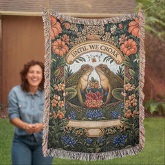 Til We Croak - Heirloom Blanket - The Best Shop 4U