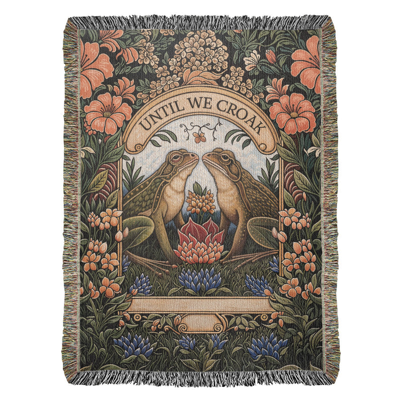 Til We Croak - Heirloom Blanket - The Best Shop 4U