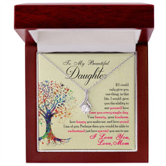 To My Beautiful Daughter - Alluring Beauty Necklace - The Best Shop 4U
