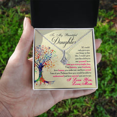 To My Beautiful Daughter - Alluring Beauty Necklace - The Best Shop 4U