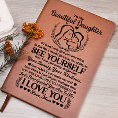 To My Beautiful Daughter – Leather Journal - The Best Shop 4U