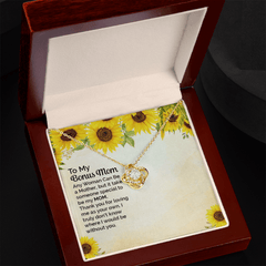 To My Bonus Mom - Loving Me As Your Own - Necklace - The Best Shop 4U