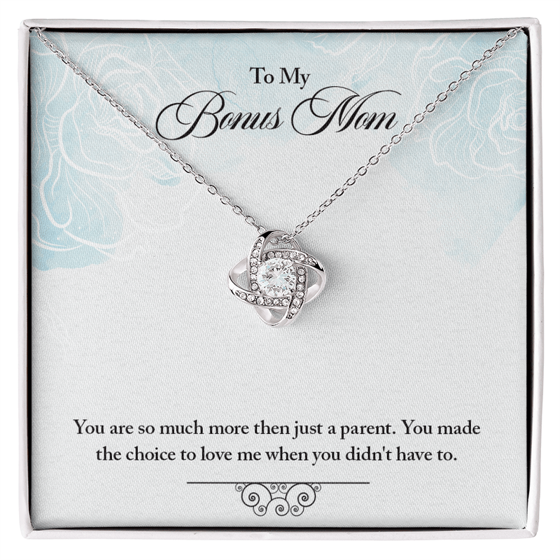 To My Bonus Mom - More Than Just a Parent - Necklace - The Best Shop 4U