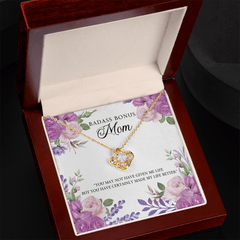 To My Bonus Mom - You Made My Life Better - Necklace - The Best Shop 4U