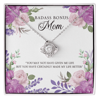 To My Bonus Mom - You Made My Life Better - Necklace - The Best Shop 4U