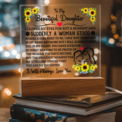 To My Daughter – Acrylic Square - The Best Shop 4U