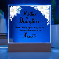 To My Daughter Distance – Acrylic Square - The Best Shop 4U