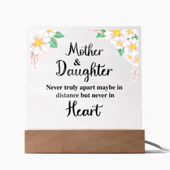 To My Daughter Distance – Acrylic Square - The Best Shop 4U