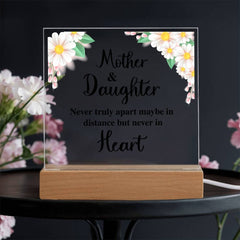 To My Daughter Distance – Acrylic Square - The Best Shop 4U