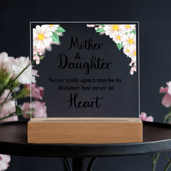To My Daughter Distance – Acrylic Square - The Best Shop 4U