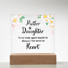 To My Daughter Distance – Acrylic Square - The Best Shop 4U