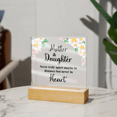To My Daughter Distance – Acrylic Square - The Best Shop 4U