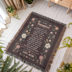 To My Daughter - Heirloom Blanket - The Best Shop 4U