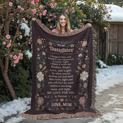 To My Daughter - Heirloom Blanket - The Best Shop 4U
