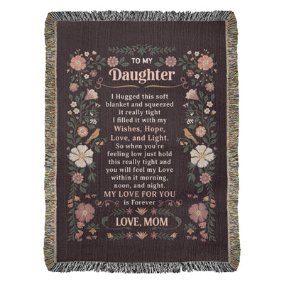 To My Daughter - Heirloom Blanket - The Best Shop 4U