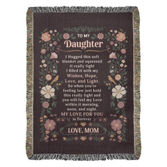 To My Daughter - Heirloom Blanket - The Best Shop 4U