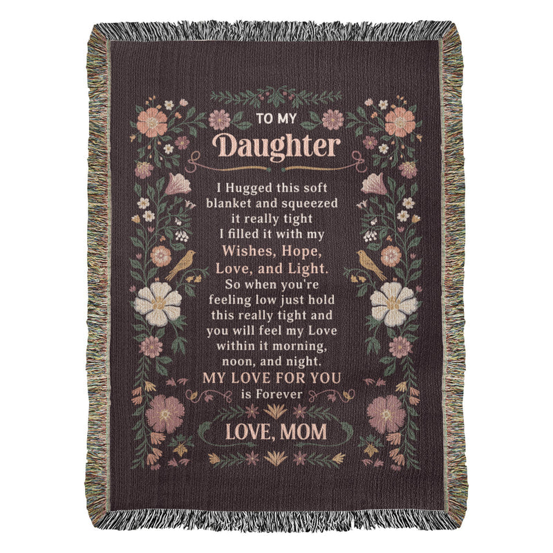 To My Daughter - Heirloom Blanket - The Best Shop 4U