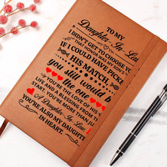 To My Daughter - in - Law Honor – Leather Journal - The Best Shop 4U