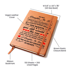 To My Daughter - in - Law Honor – Leather Journal - The Best Shop 4U