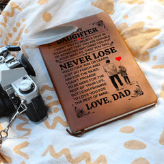 To My Daughter Promise – Leather Journal - The Best Shop 4U