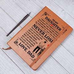 To My Daughter Promise – Leather Journal - The Best Shop 4U
