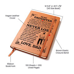 To My Daughter Promise – Leather Journal - The Best Shop 4U