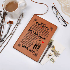 To My Daughter Promise – Leather Journal - The Best Shop 4U