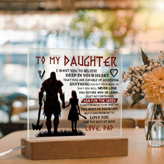 To My Daughter Skies – Acrylic Square - The Best Shop 4U