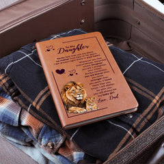 To My Daughter Your Crown – Leather Journal - The Best Shop 4U