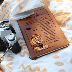 To My Daughter Your Crown – Leather Journal - The Best Shop 4U