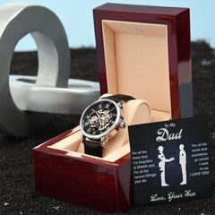 To My Dear Dad Always Remember I Love You – Openwork Watch - The Best Shop 4U