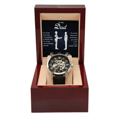 To My Dear Dad Always Remember I Love You – Openwork Watch - The Best Shop 4U