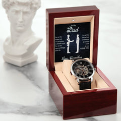 To My Dear Dad Always Remember I Love You – Openwork Watch - The Best Shop 4U