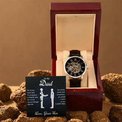 To My Dear Dad Always Remember I Love You – Openwork Watch - The Best Shop 4U