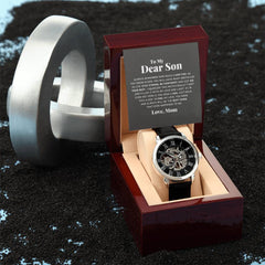 To My Dear Son Always Remember I Love You – Openwork Watch - The Best Shop 4U