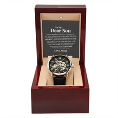 To My Dear Son Always Remember I Love You – Openwork Watch - The Best Shop 4U