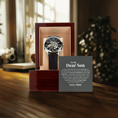 To My Dear Son Always Remember I Love You – Openwork Watch - The Best Shop 4U